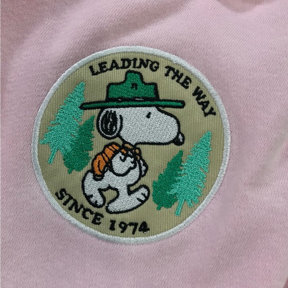 Peanuts Snoopy Woodstock Women's Full Zip Sweatshirt Hoodie Medium NEW - Picture 10 of 12